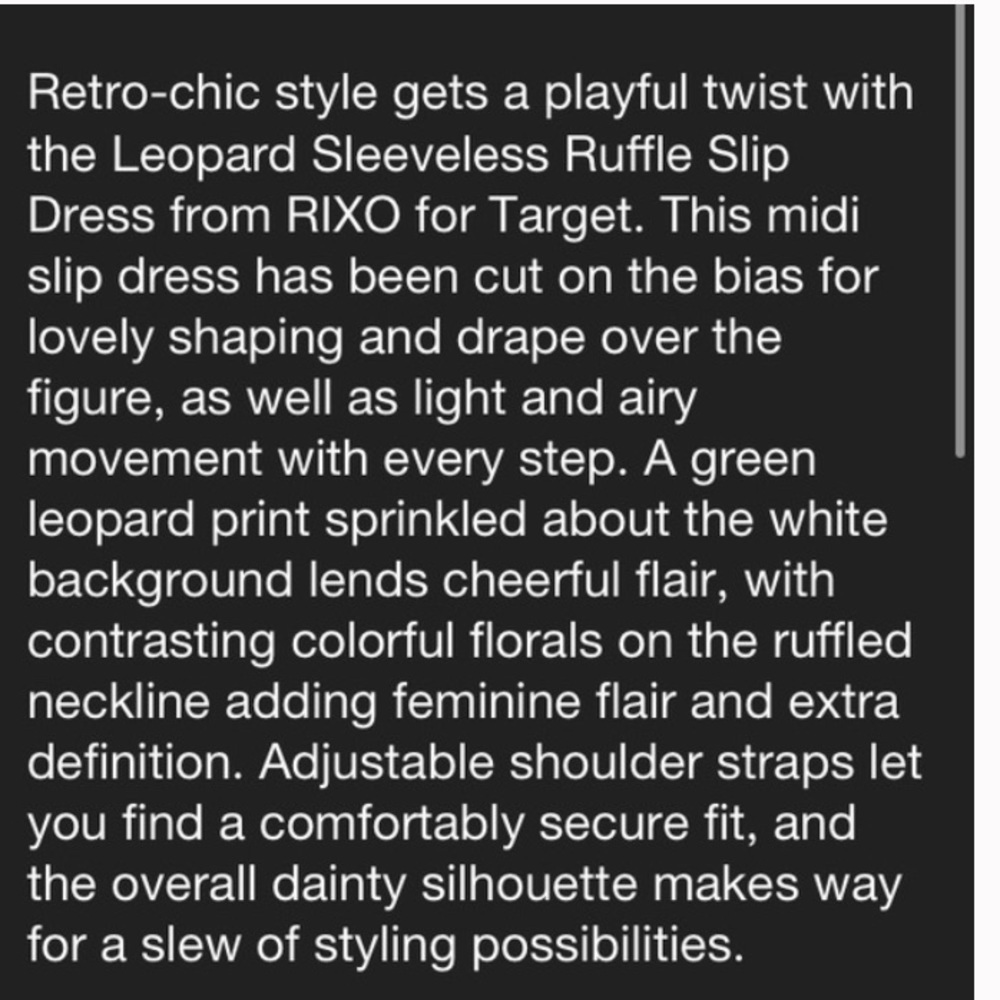 RIXO Target Leopard Sleeveless Ruffle Slip Dress - Picture 13 of 15